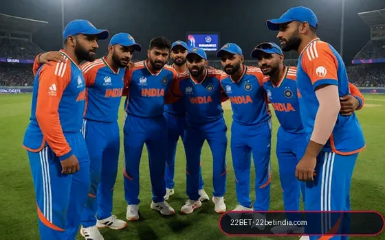 India vs Australia on 22bet